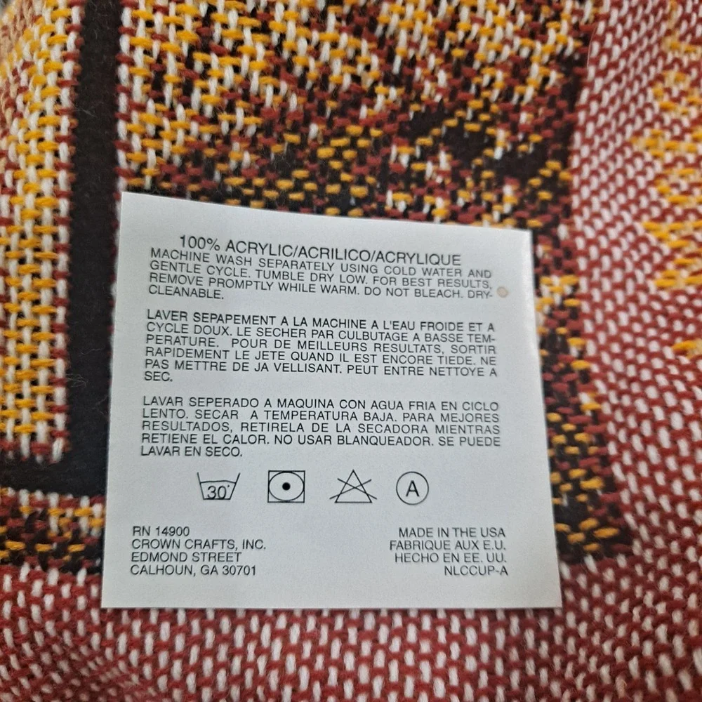 Vintage Ford F-Series 50 Year Anniversary 1948-1998 Woven Tapestry Throw 54